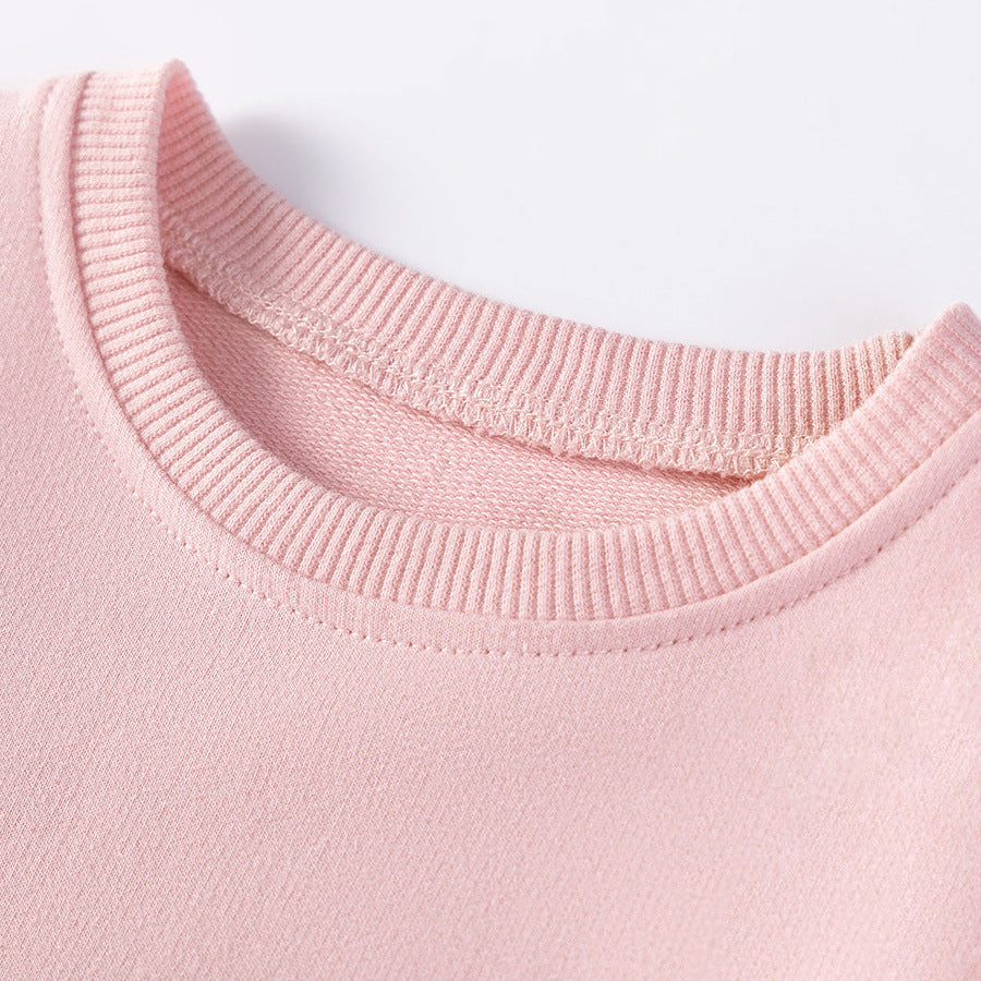 Bisia részletekkel díszített ruha Rózsaszín