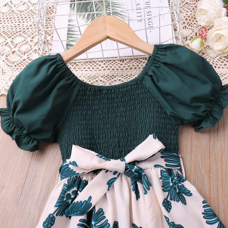 Rochie cu detalii Delnira Verde