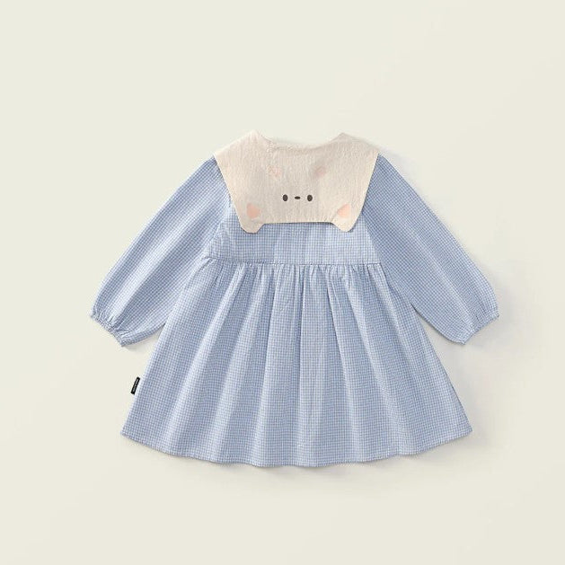 Rochie cu detalii Risi Albastru