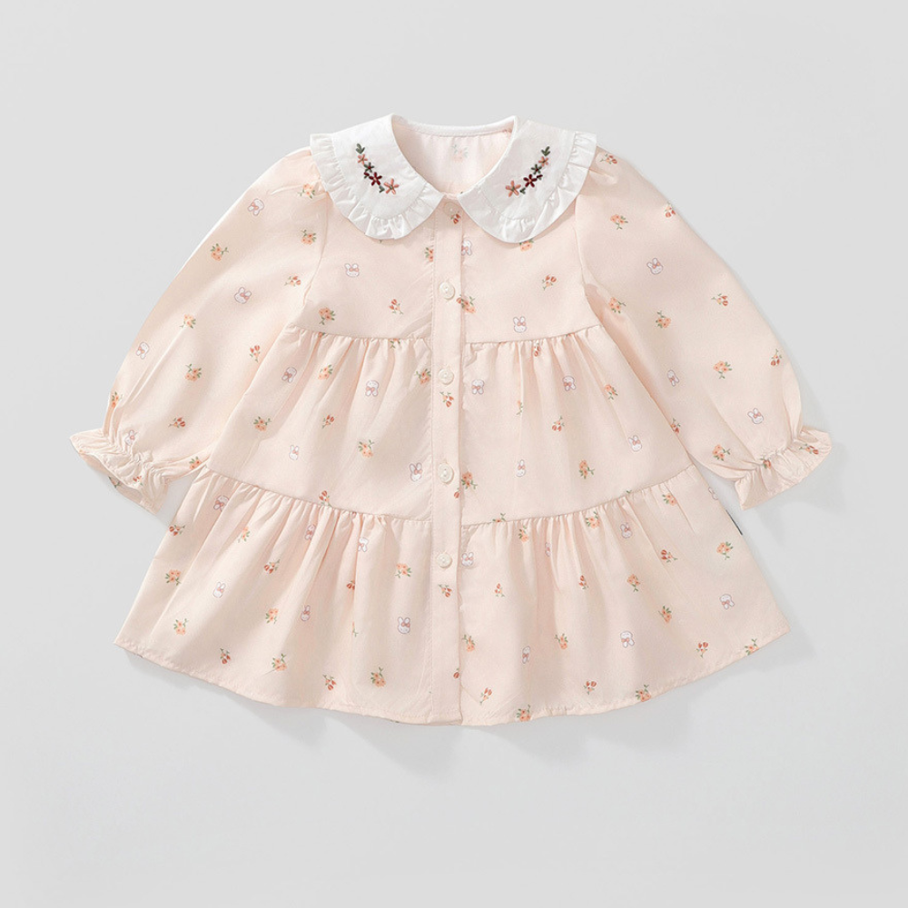 Lursa világosrózsaszín részletes ruha