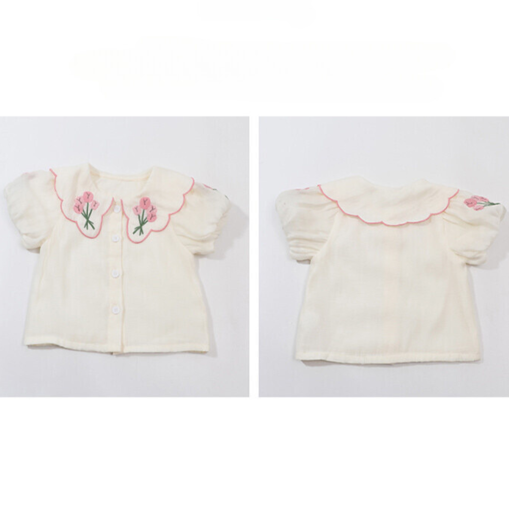 Disara mintás ing krémszínű