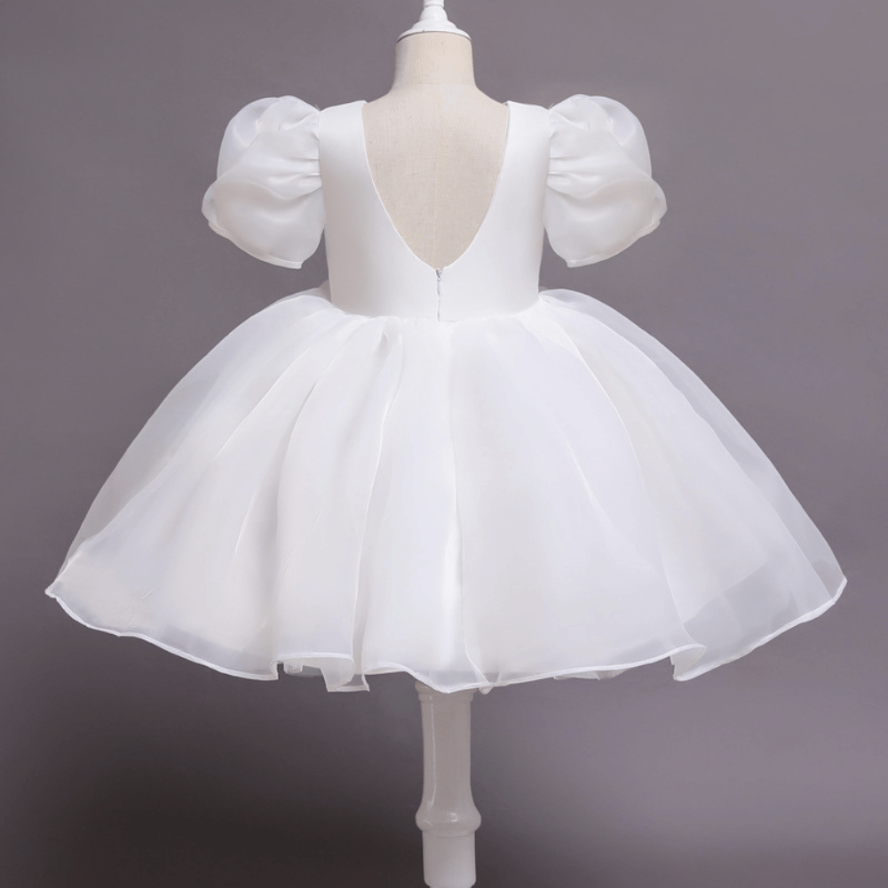Rochie cu detailsi Ziala Alb