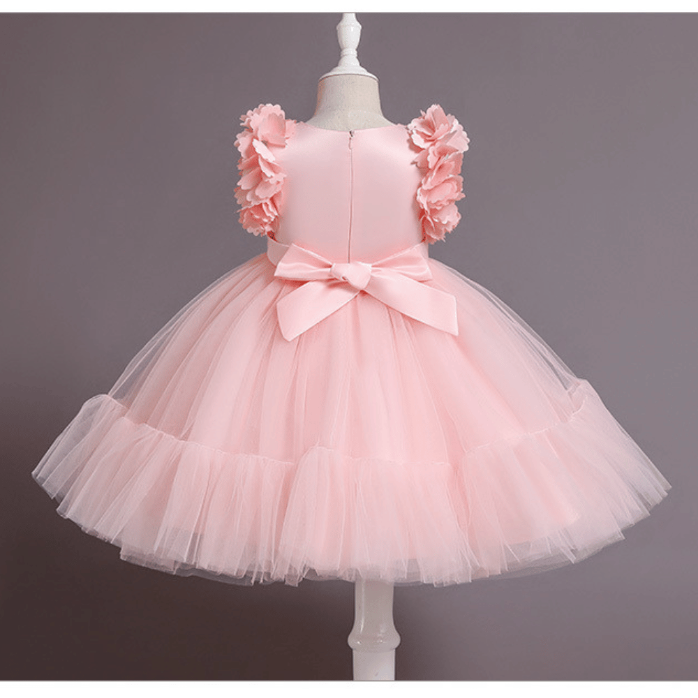 Rochie cu details Perusa Roz