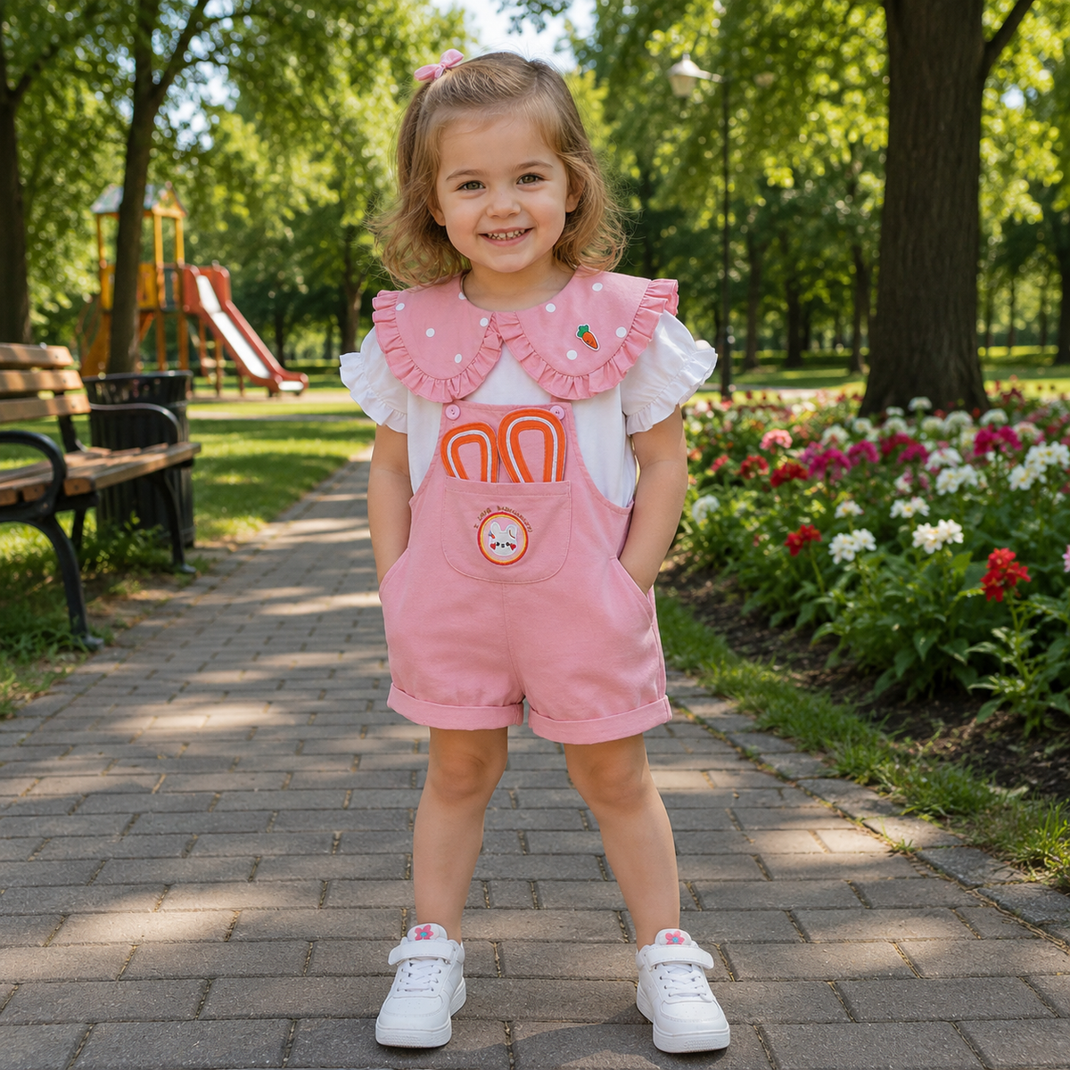 Baby Carot rózsaszín kétrészes szett