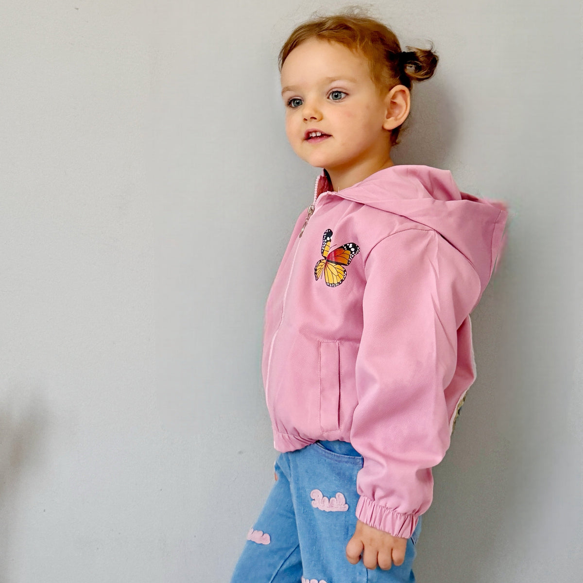 Mylana rózsaszín részletekkel ellátott dzseki