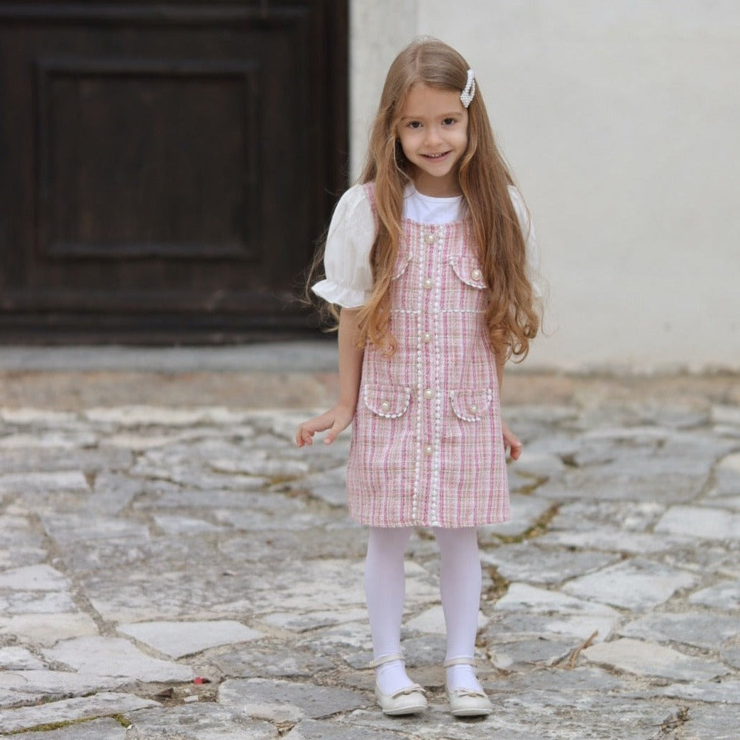 Sysara rózsaszín ruha részletekkel