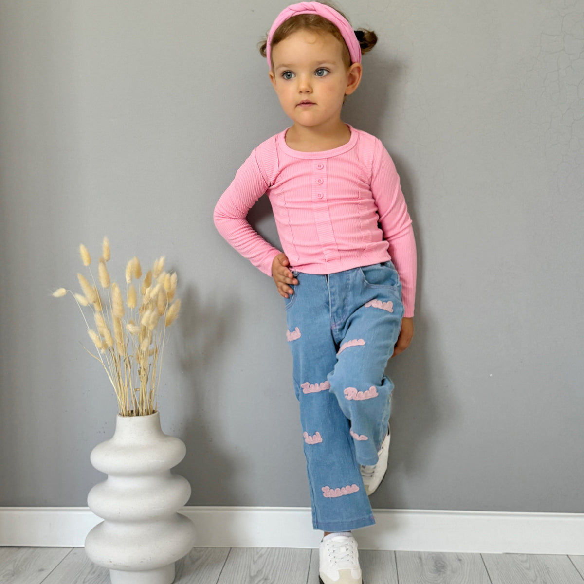 Kétrészes szett Valódi Rózsaszín