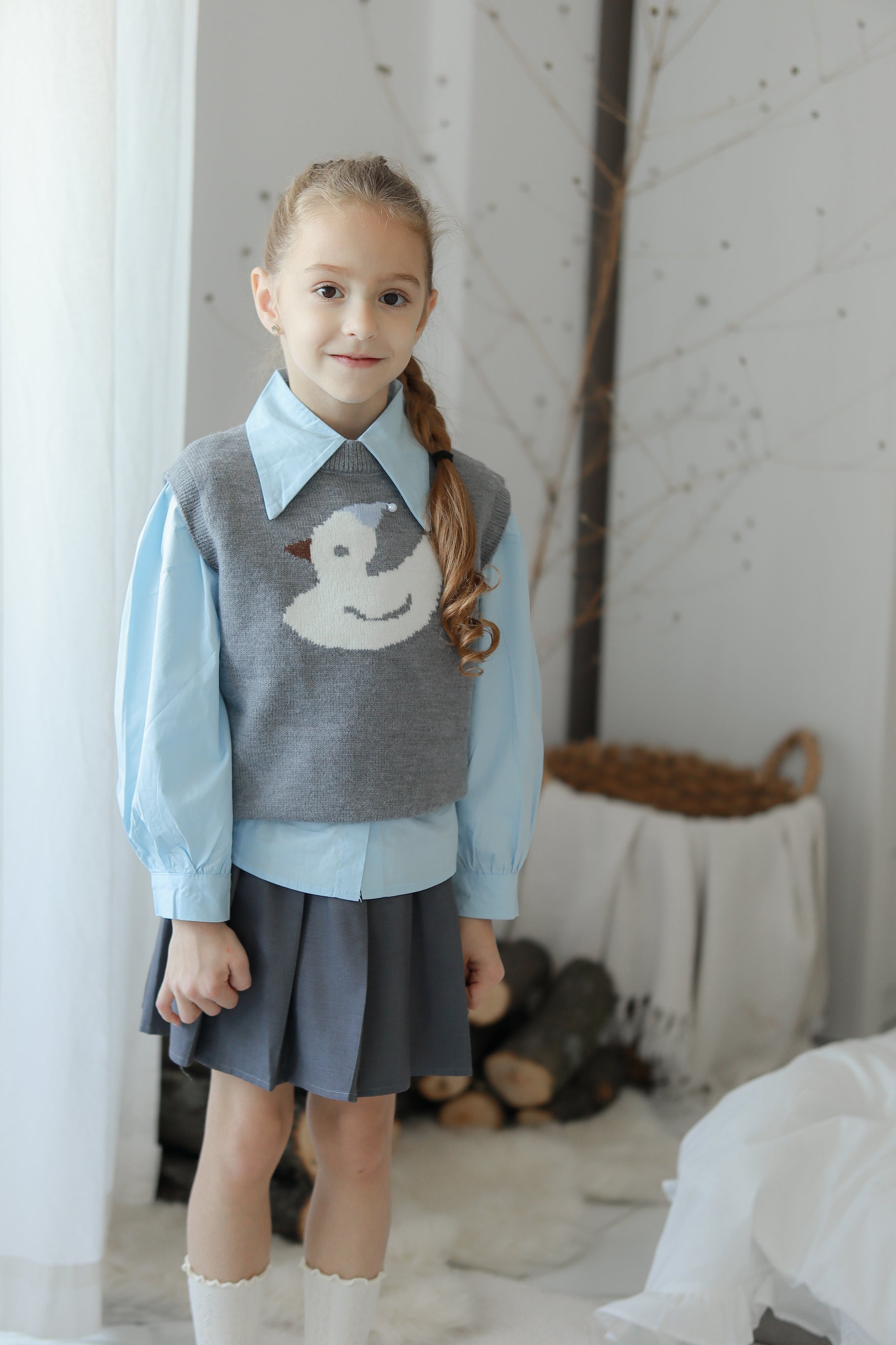 Set din doua piese Denesa Gri