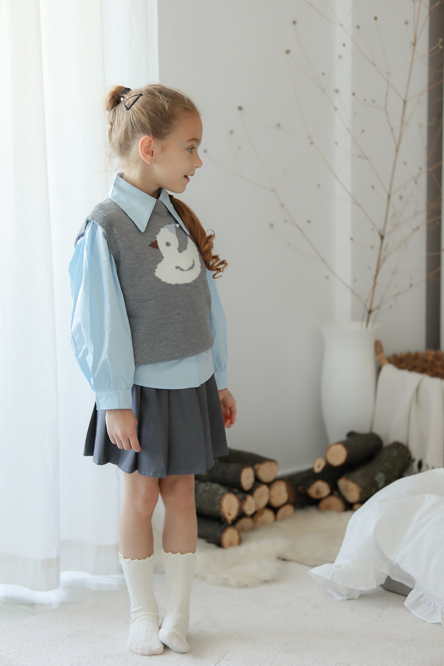 Set din doua piese Denesa Gri