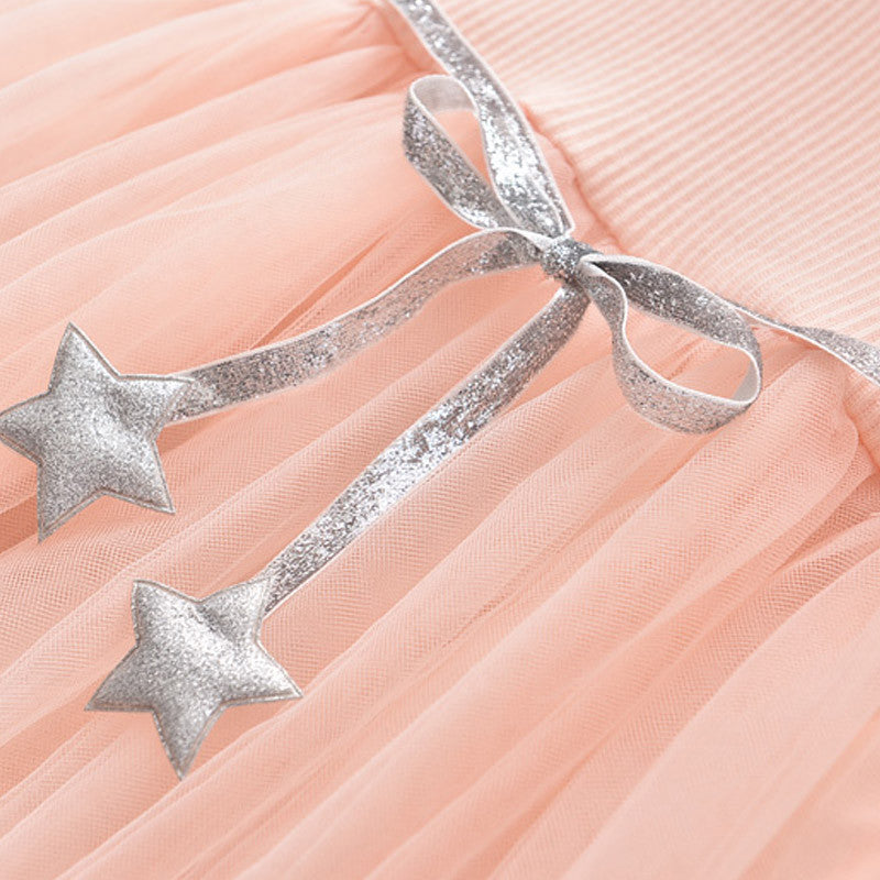 Rochie cu fusta din tüll Sparkle Roz