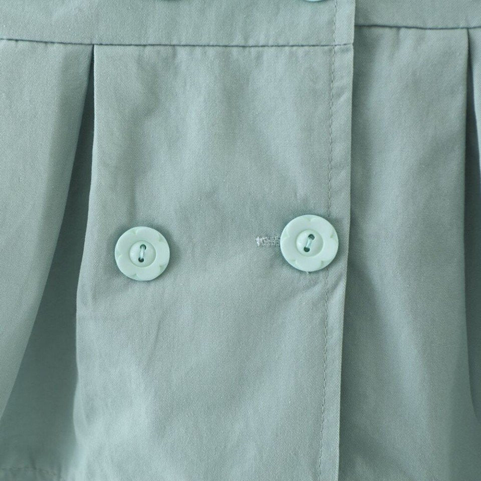 Bélelt ballonkabát Estera Verde díszítésekkel