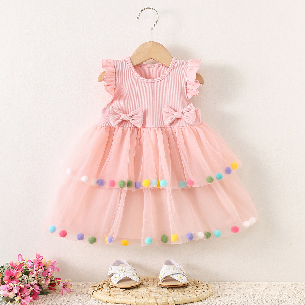 Rochie cu detalii Ysala Roz