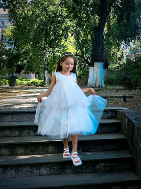 Sofia részletes ruha fehér