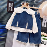 Set din trei piese Friona Bleumarin