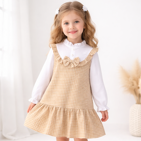 Rochie cu detalii Ibena Crem