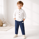 Set din doua piese Bark Bleumarin