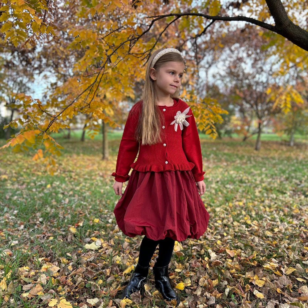 Lenera piros kétrészes szett