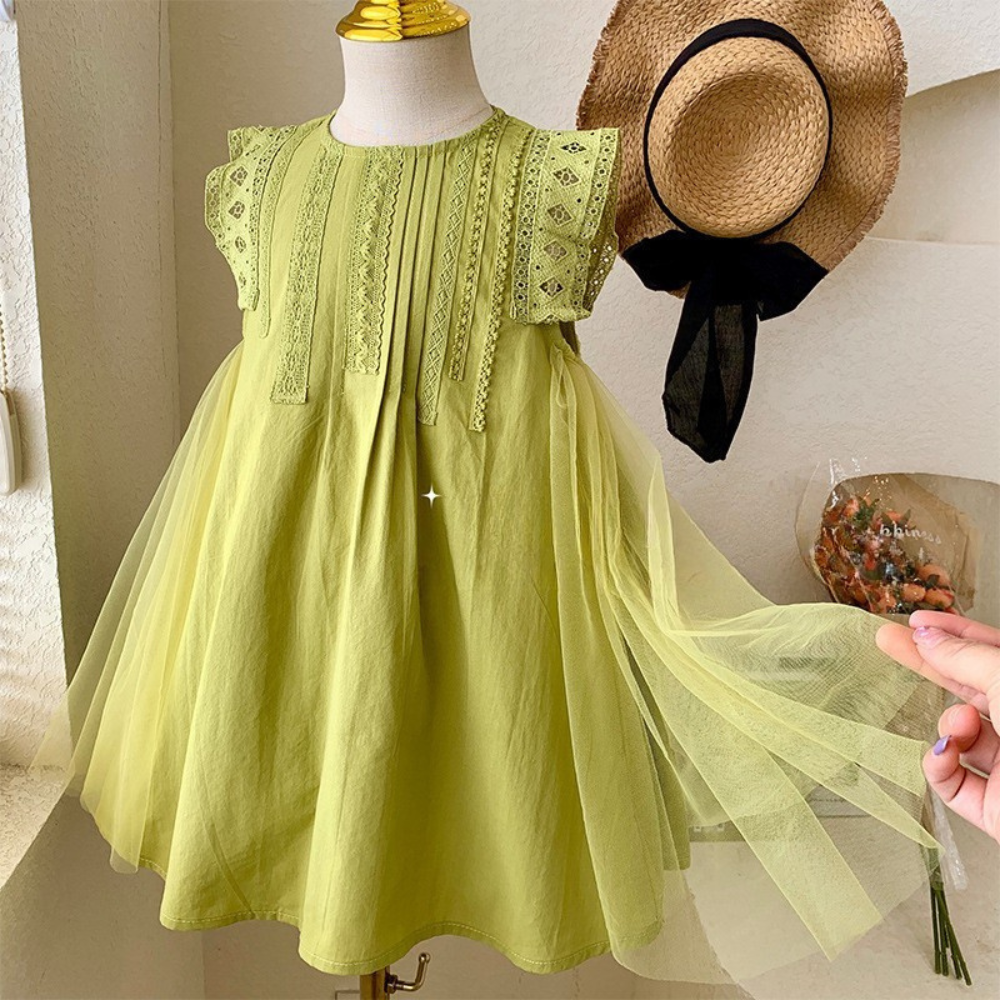 Rochie  cu detalii Barlya Verde Deschis