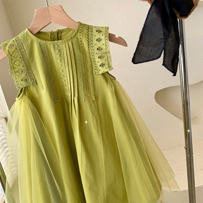Rochie  cu detalii Barlya Verde Deschis