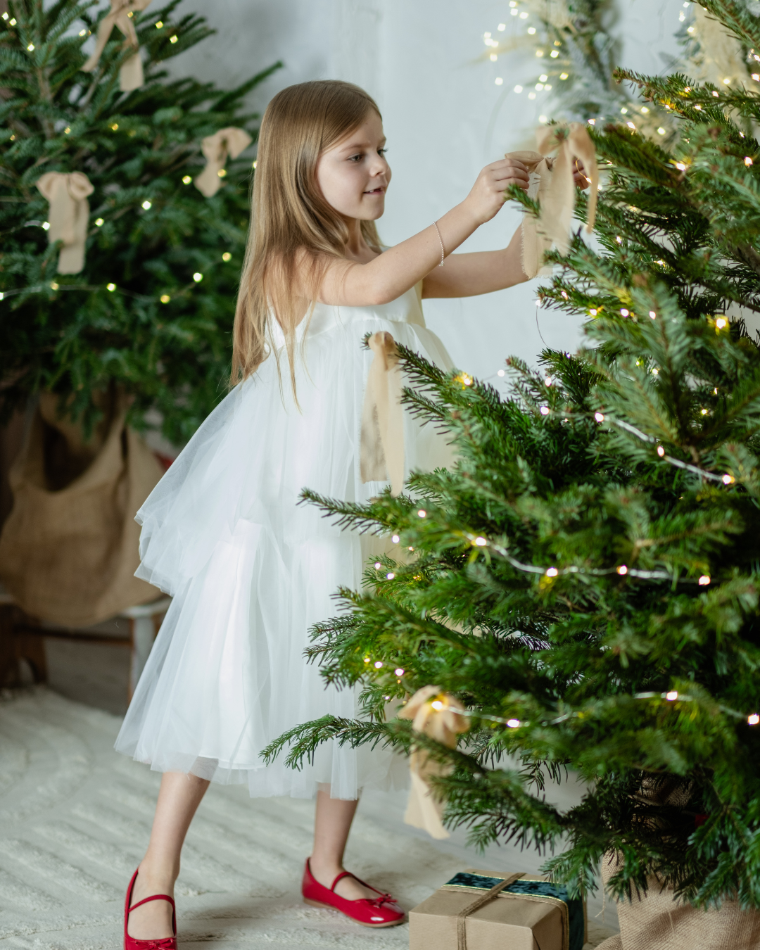 Sofia részletes ruha fehér