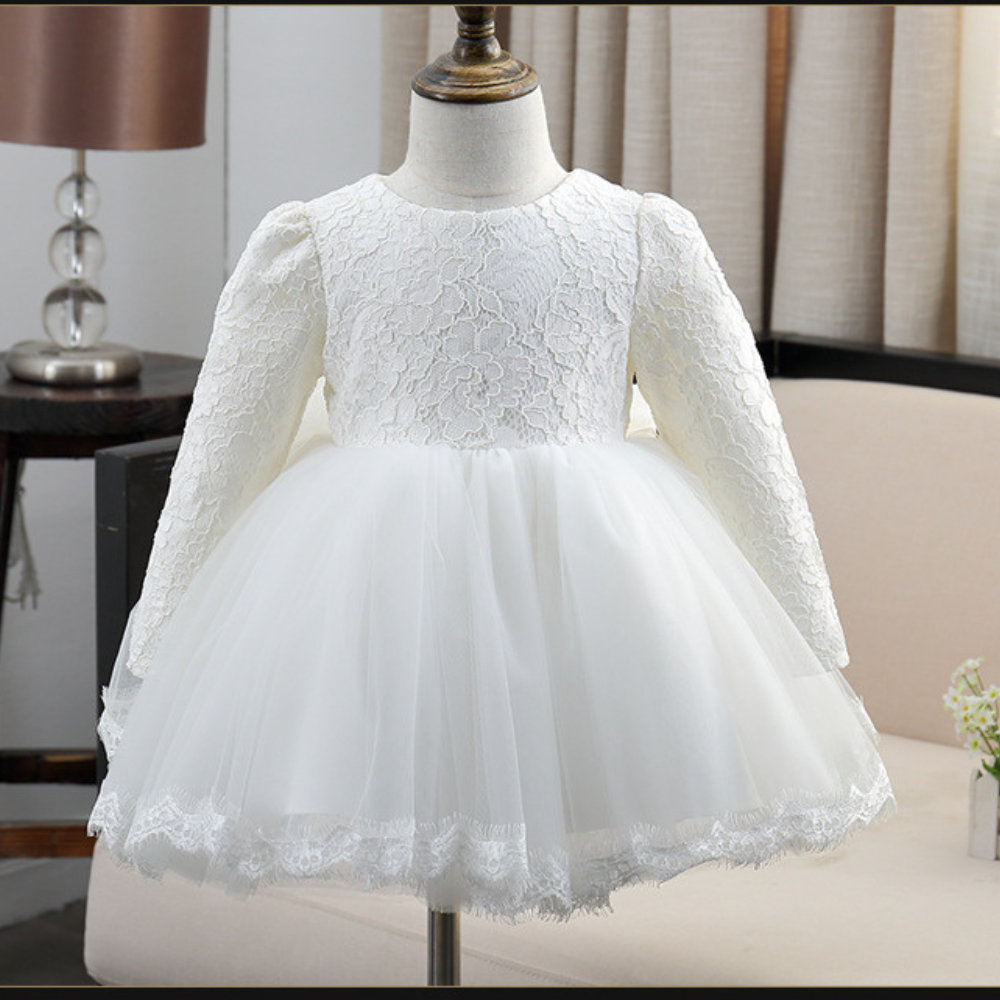 Rochie cu detalii Laura Alb