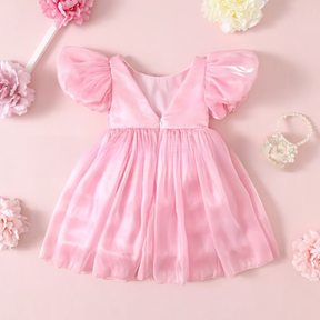 Rochie cu detalii Flaria Roz
