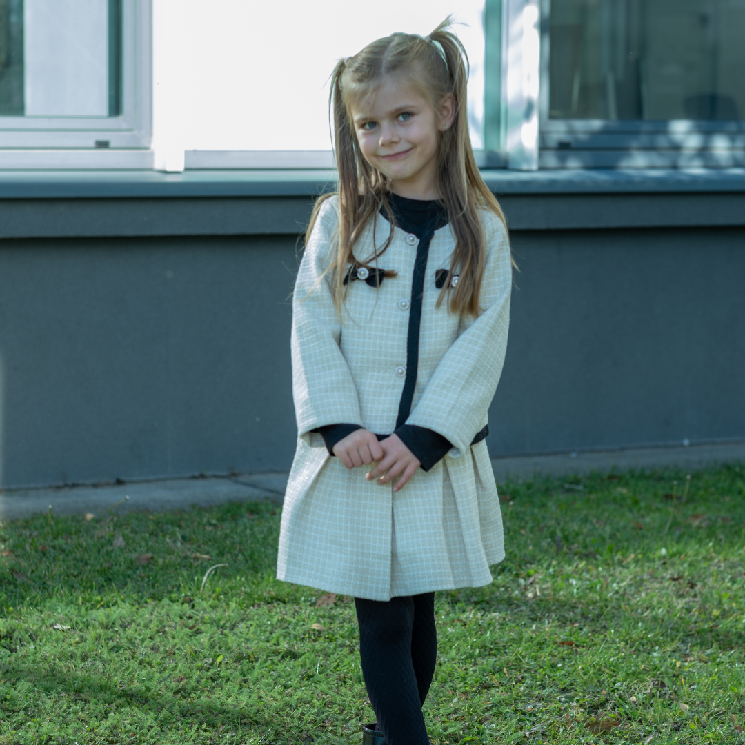 Isral krémszínű kétrészes szett