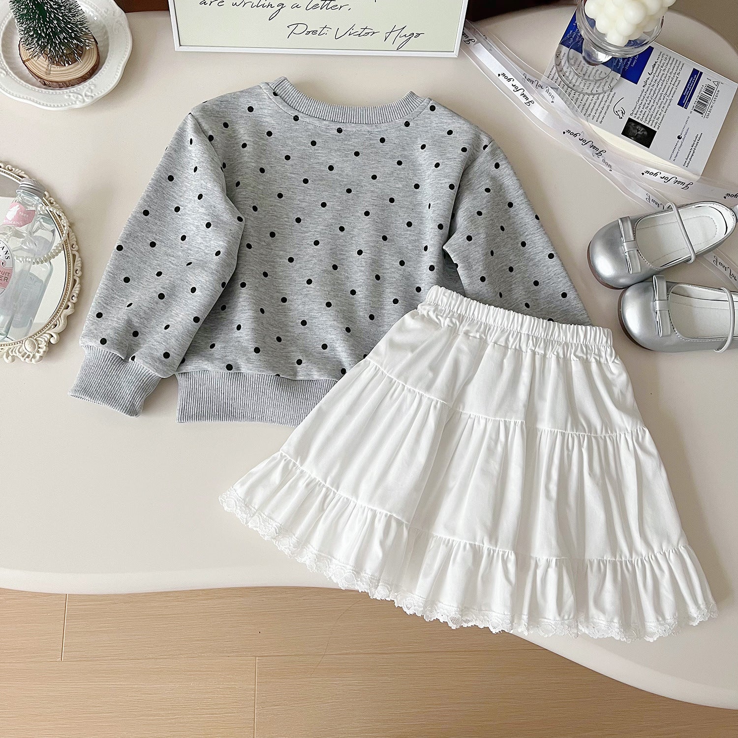 Set din doua piese Derana Gri