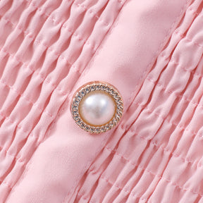 Rochie cu detalii Monsya Roz