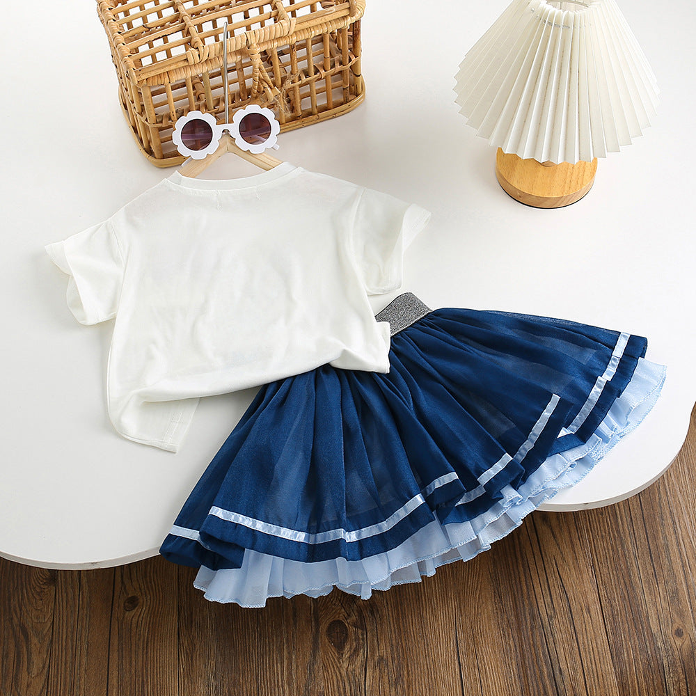 Set din doua piese Lucky Rabbit Albastru