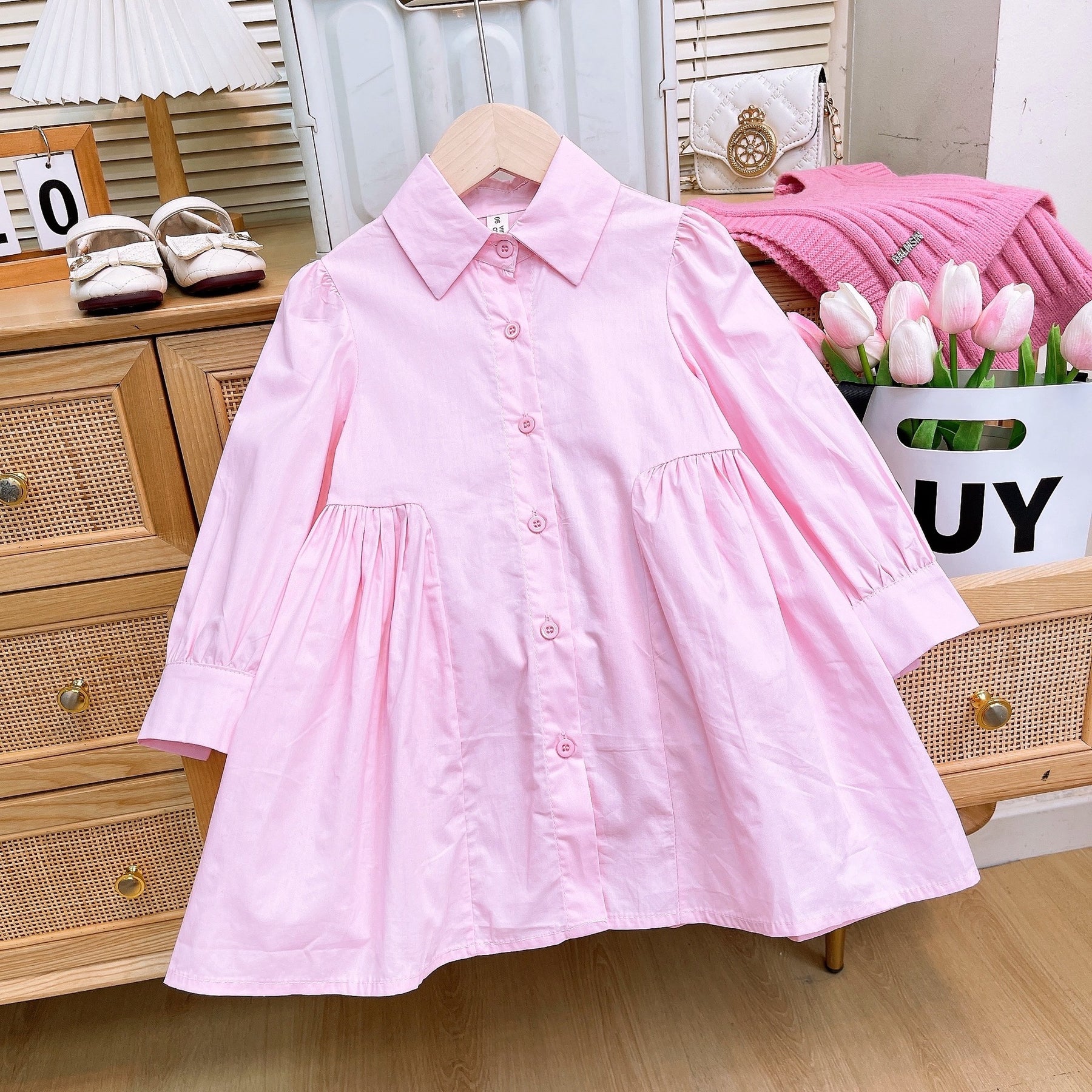 Rochie cu vesta Zinaia Roz