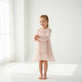 Rochie cu detalii Laran Roz