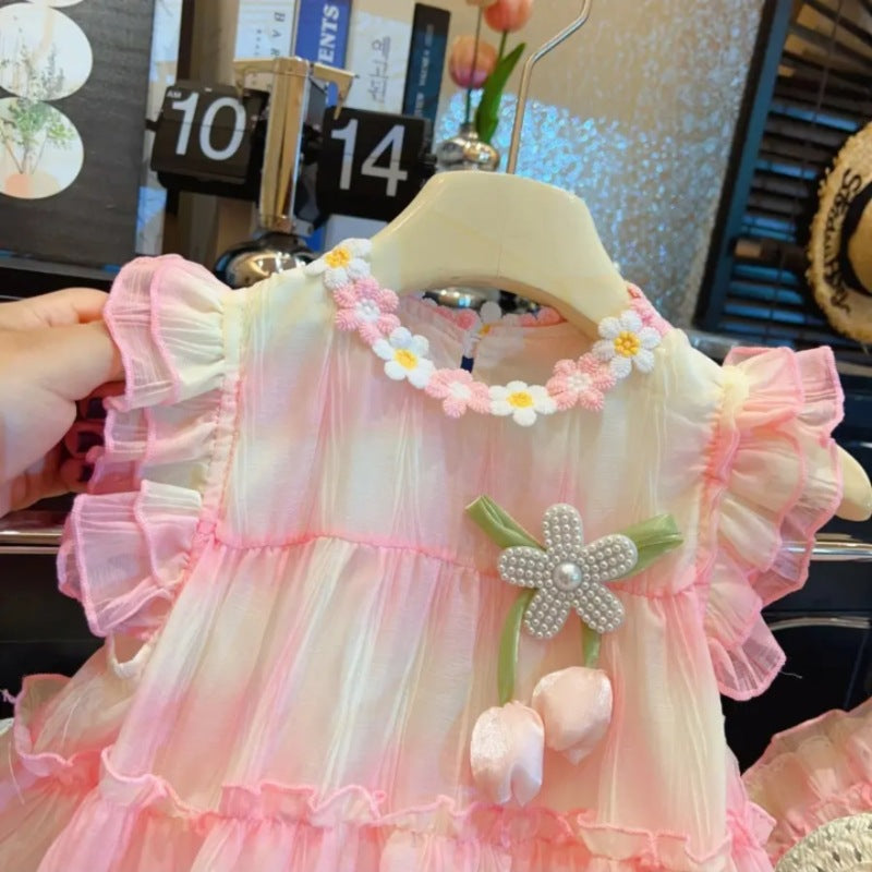 Rochie cu palarie Dinara Roz