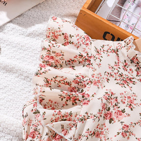 Rochie cu detalii Lesea Crem