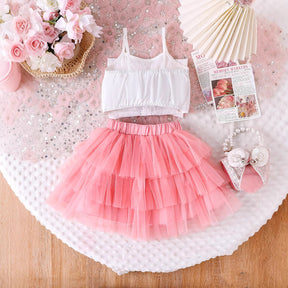 Set din doua piese Crenela Roz