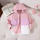 Jacheta cu gluga Aderia Roz