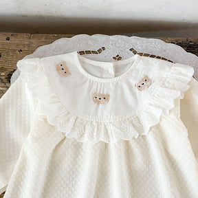 Rochie cu detalii Jolira Crem