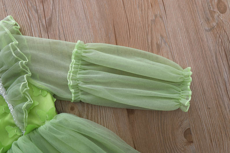 Rochie cu detailsi Celsya Verde