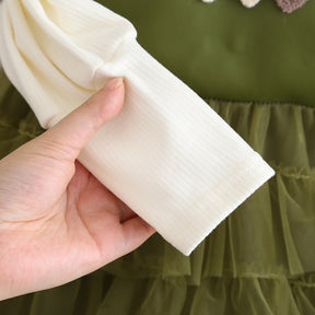 Rochie cu detalii Tosya Verde