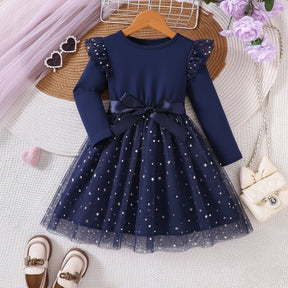 Rochie cu detalii Selida Bleumarin