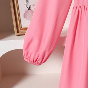 Rochie cu detalii Ynesi Roz