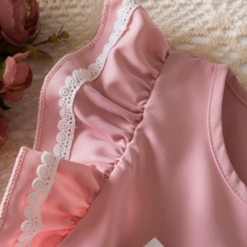 Rochie cu detalii Caelith Roz