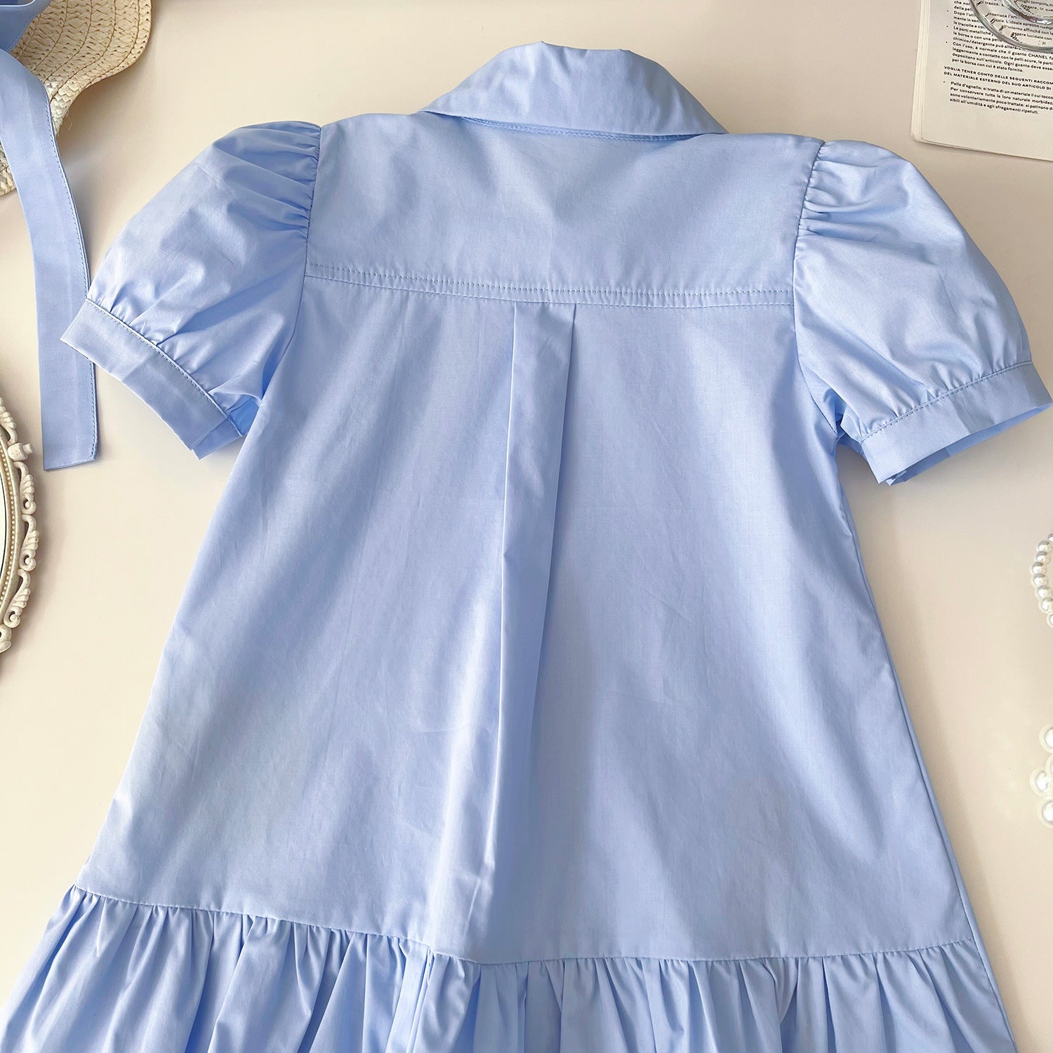 Rochie cu detalii Felisy Albastru