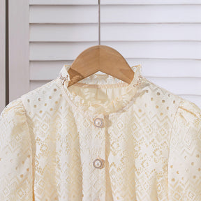 Rochie cu detalii Mira Crem