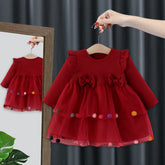 Rochie cu detalii Emalia Rosu