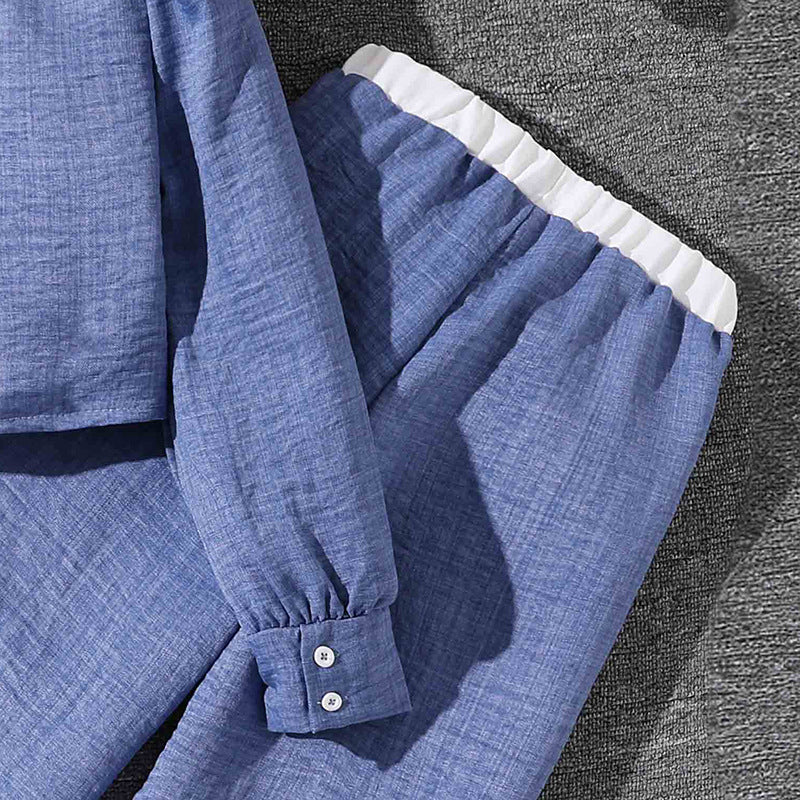 Set din doua piese Andya Albastru