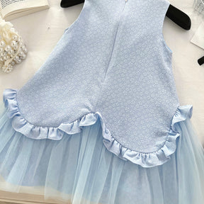 Rochie cu detalii Frila Albastru