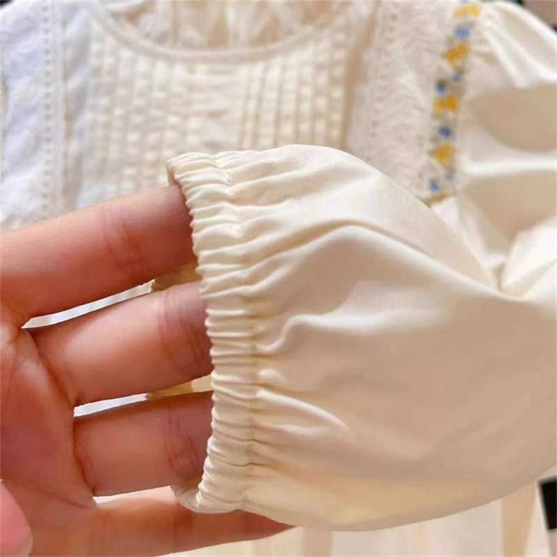 Rochie cu detalii Vrenya Crem