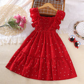 Rochie cu detali Rihane Rosu