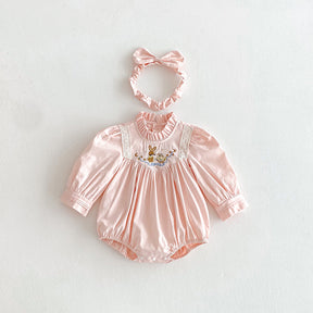 Body cu detalii Drany Roz